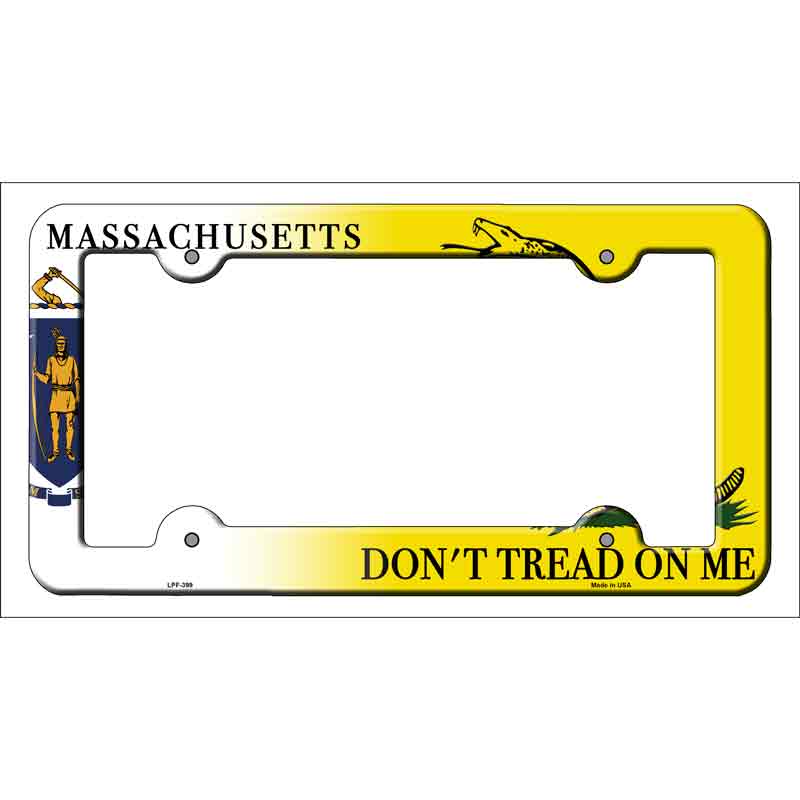 Massachusetts|Dont Tread Wholesale Novelty Metal License Plate FRAME
