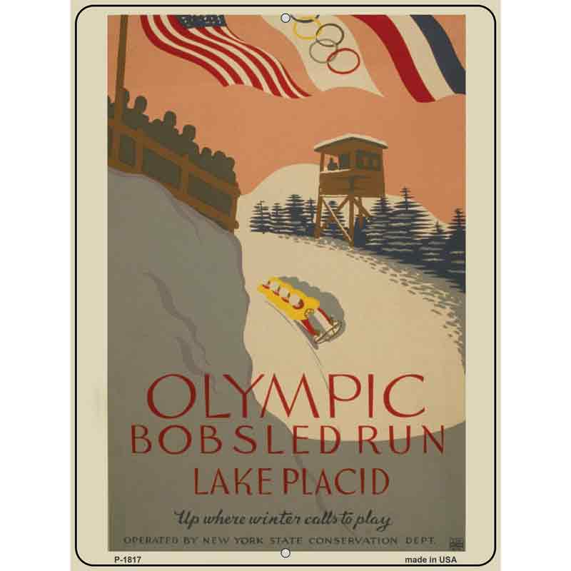 Olympic Bobsled Run Wholesale Parking Sign