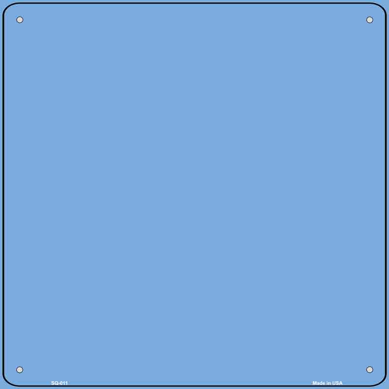 Light Blue Solid Wholesale Novelty Metal Square SIGN