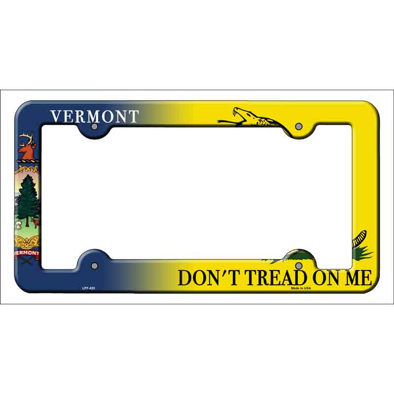 Vermont|Dont Tread Wholesale Novelty Metal License Plate FRAME