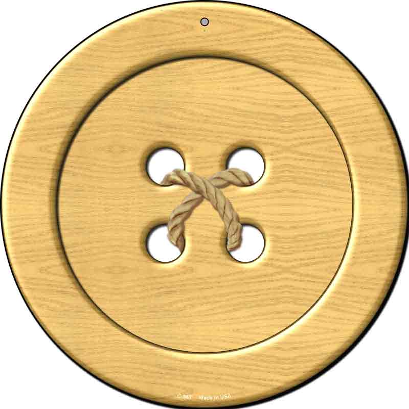 Wooden Button Wholesale Novelty Metal Circular SIGN