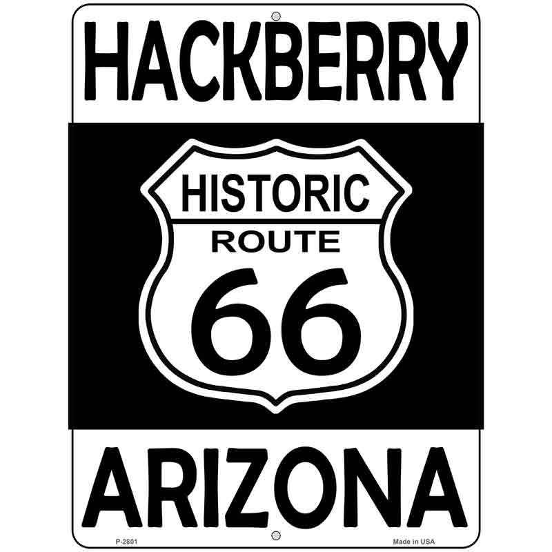 Hackberry Arizona Historic Route 66 Wholesale Novelty Metal Parking SIGN