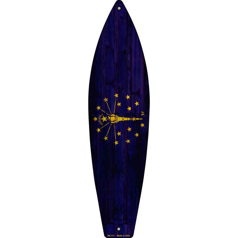 Indiana State FLAG Wholesale Novelty Surfboard