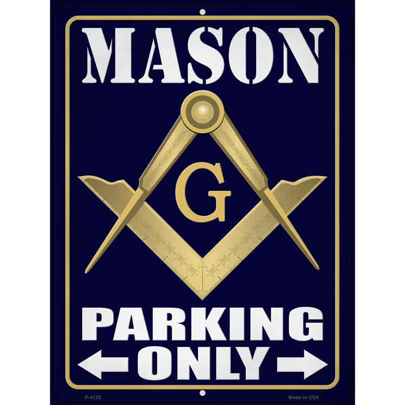 Freemason Parking Only Wholesale Novelty Metal Parking SIGN