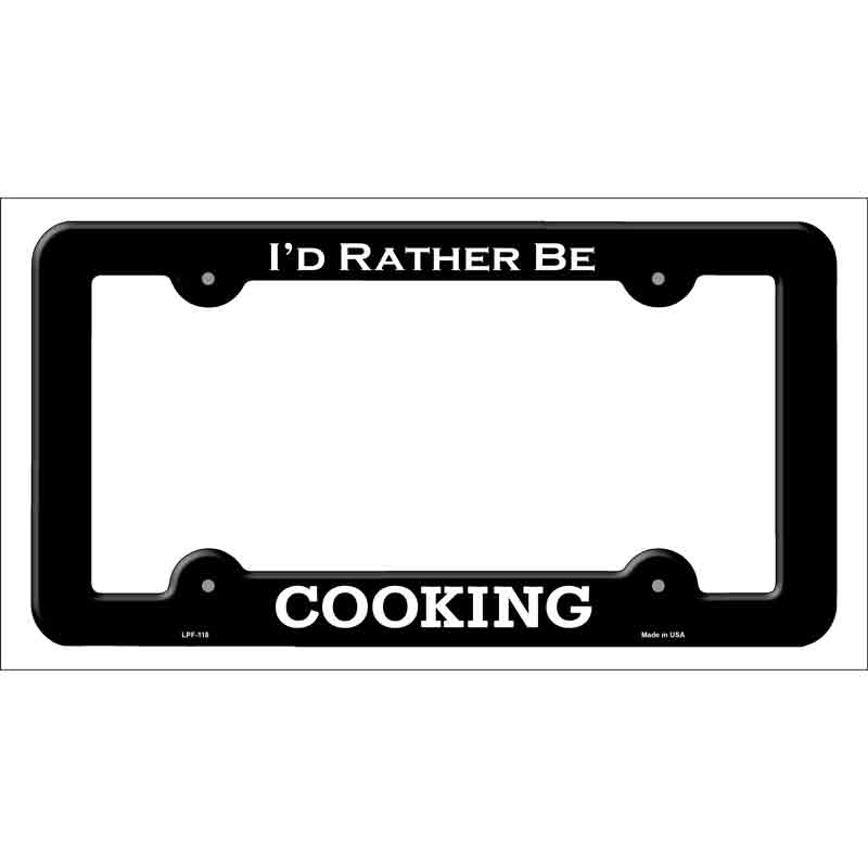 Cooking Wholesale Novelty Metal License Plate FRAME