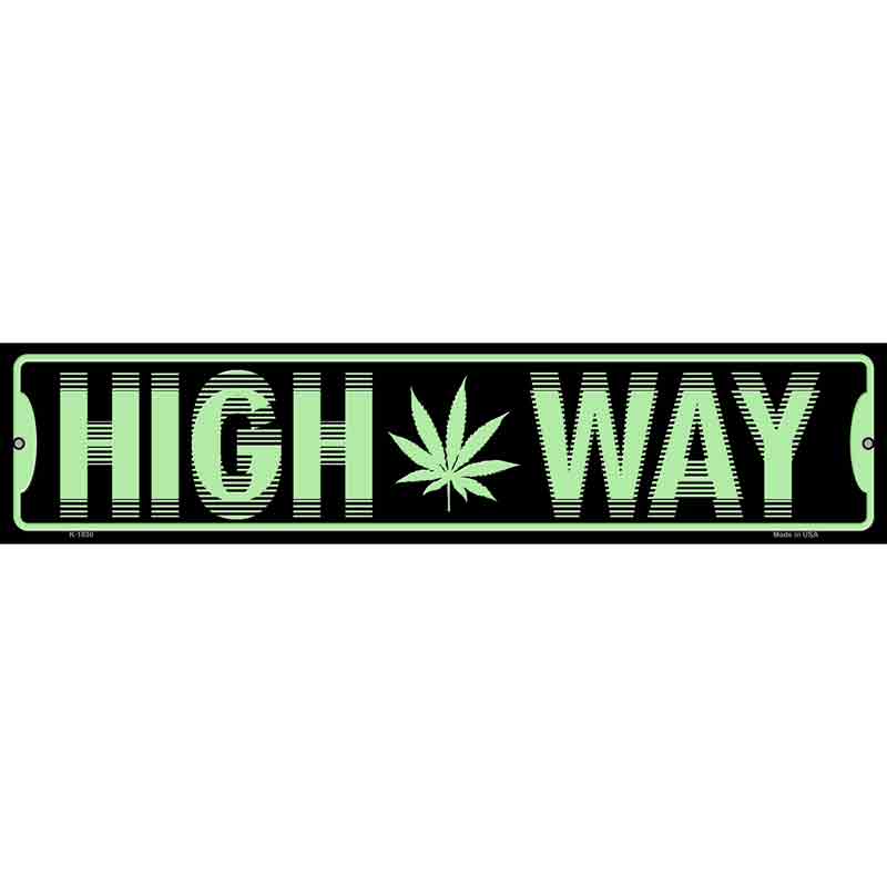 High Way Wholesale Novelty Small Metal Street Sign