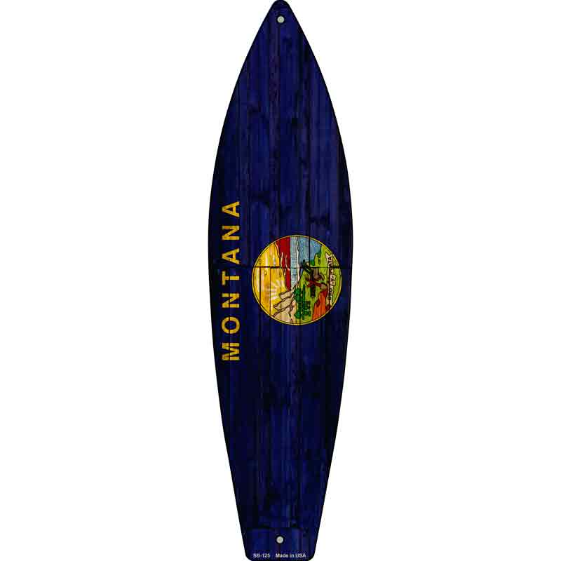 Montana State FLAG Wholesale Novelty Surfboard