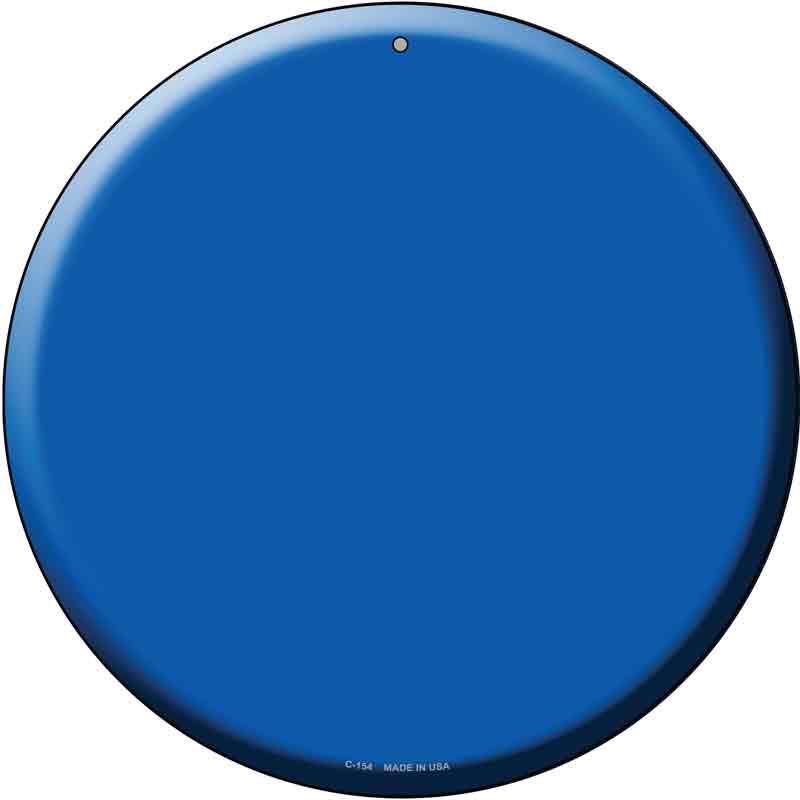 Blue Wholesale Novelty Metal Circular SIGN