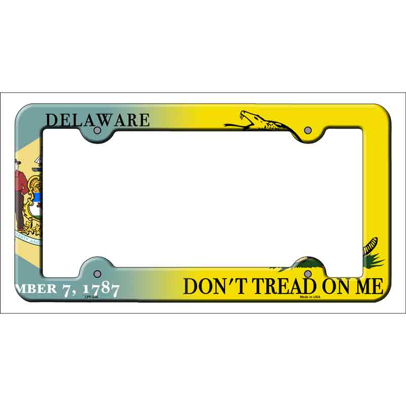 Delaware|Dont Tread Wholesale Novelty Metal License Plate FRAME