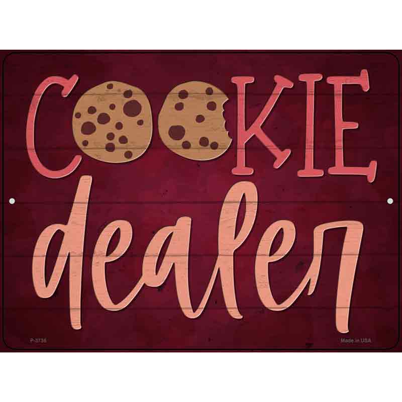 Cookie Dealer Wholesale Novelty Metal Parking SIGN