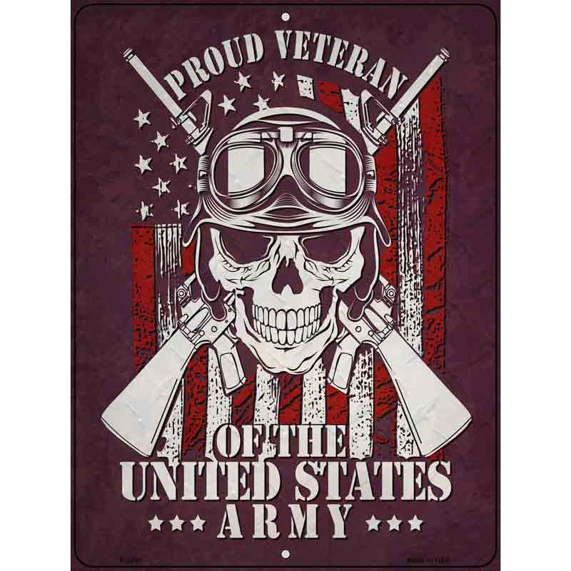 Proud Veteran Of The Army Wholesale Novelty Metal Parking SIGN