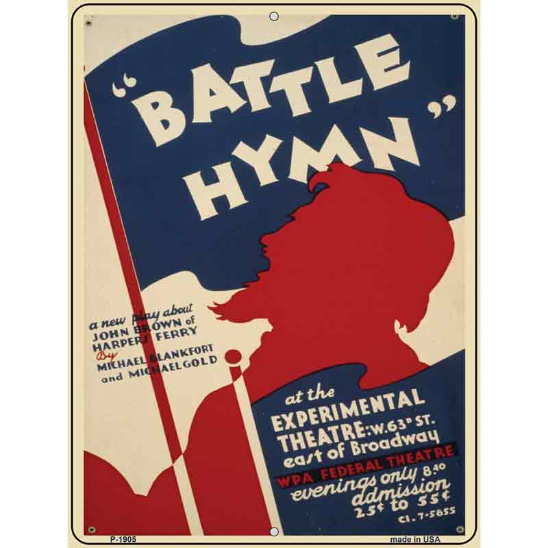 Battle Hymn Vintage POSTER Wholesale Parking Sign