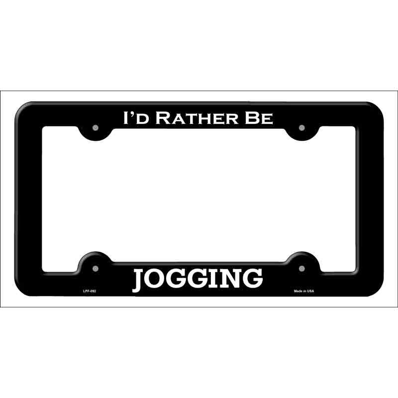 Jogging Wholesale Novelty Metal License Plate FRAME