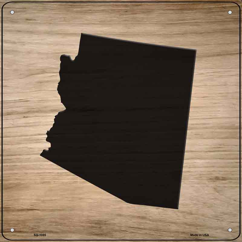 Arizona Shape Letter Tile Wholesale Novelty Metal Square SIGN