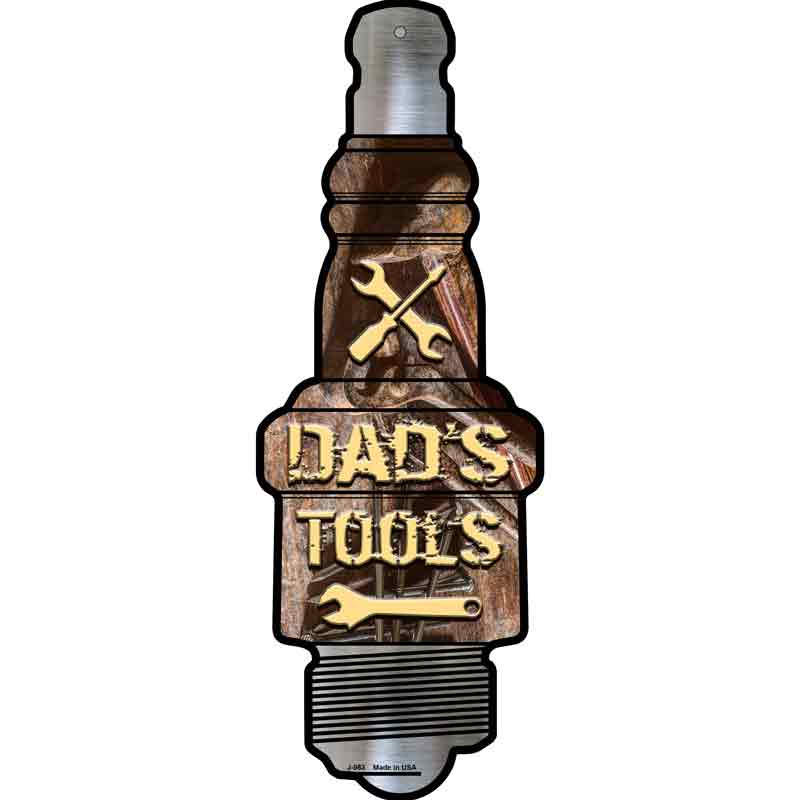 Dads TOOLS Wholesale Novelty Metal Spark Plug Sign