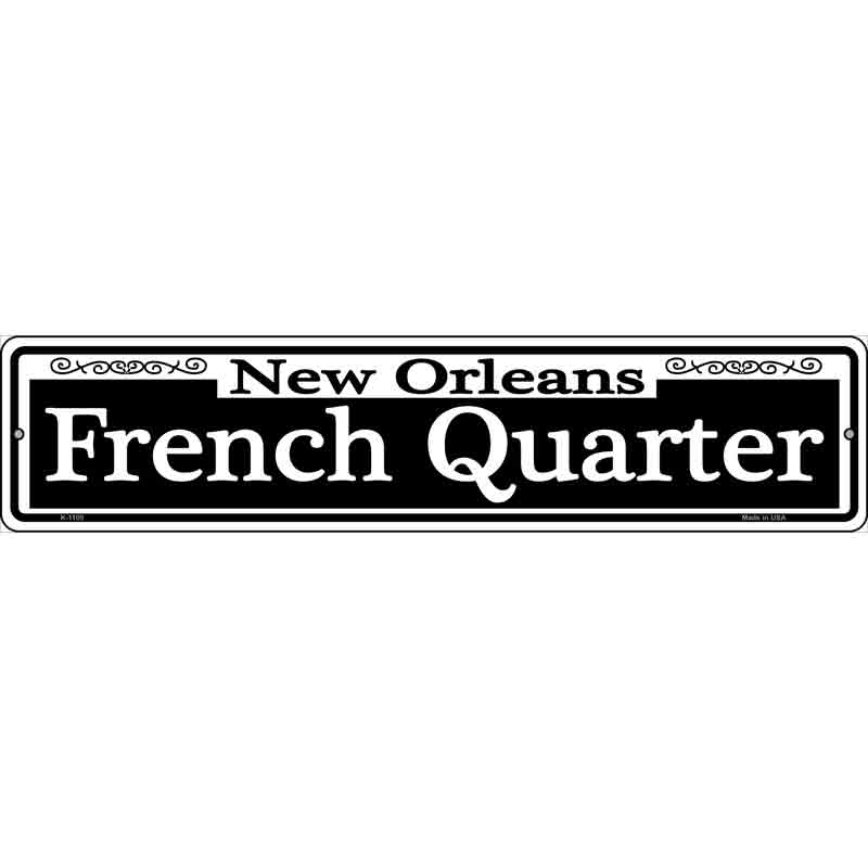 NEW Orleans French Quarter Wholesale Novelty Small Metal Street Sign