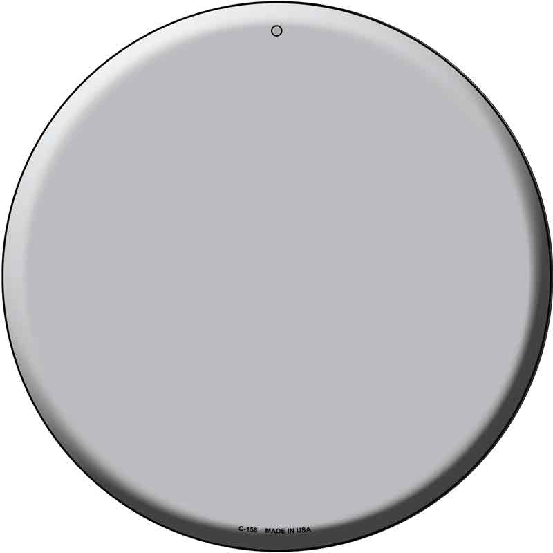 Gray Wholesale Novelty Metal Circular SIGN