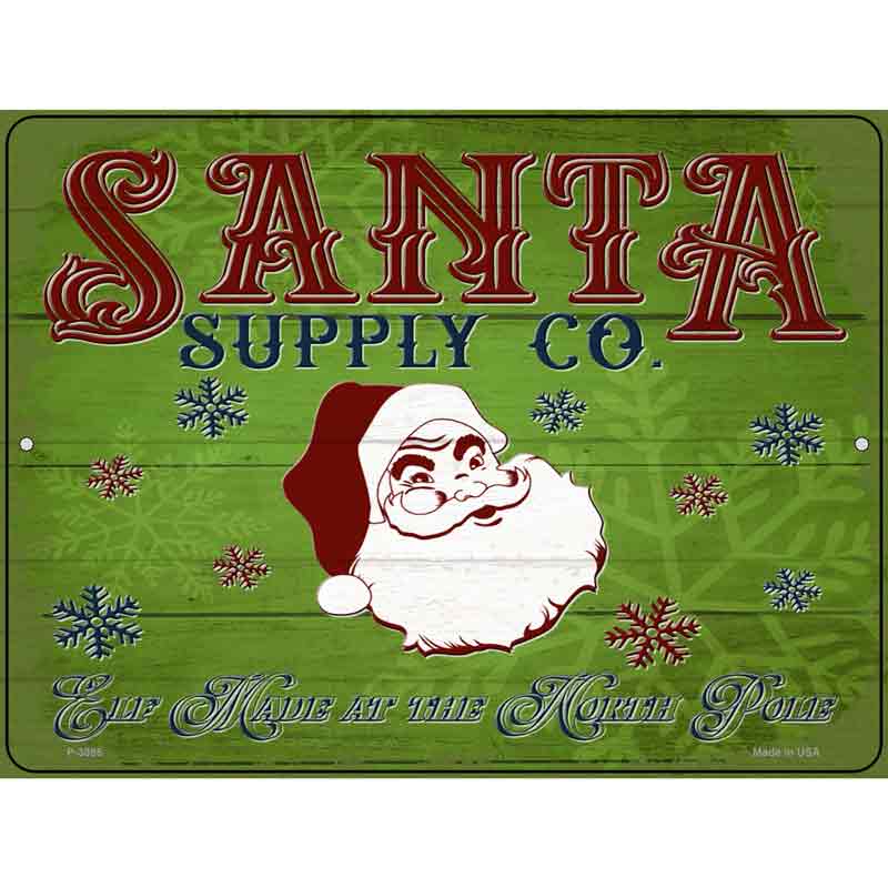 Santa Supply Co Wholesale Novelty Metal Parking Sign