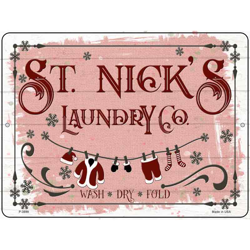 St Nicks Laundry Co Wholesale Novelty Metal Parking Sign