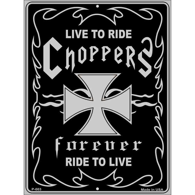 Live To Ride Wholesale Metal Novelty Parking Sign