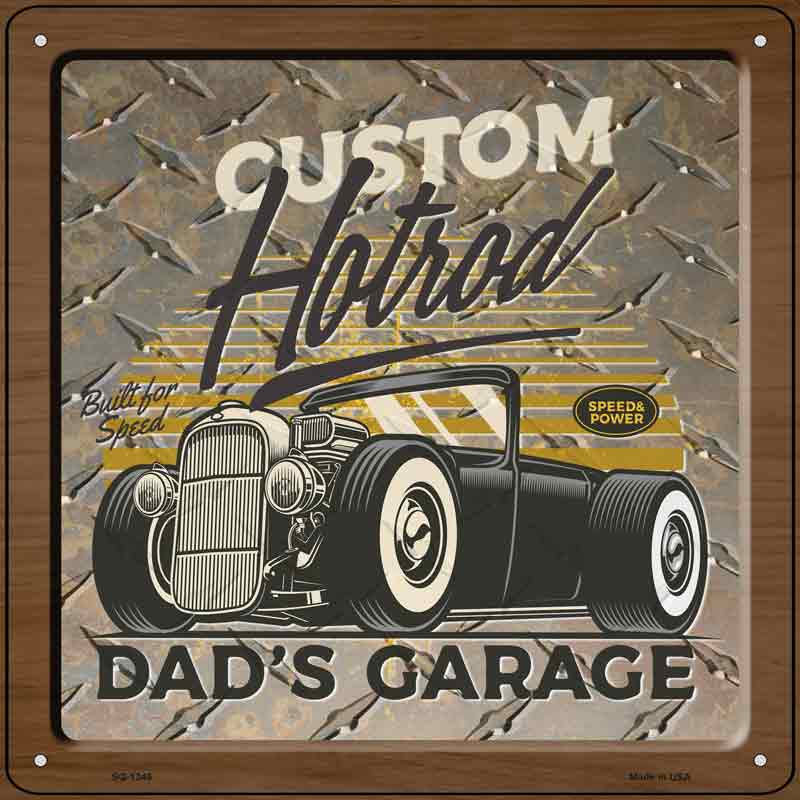 Dads Garage Wholesale Novelty Metal Square SIGN