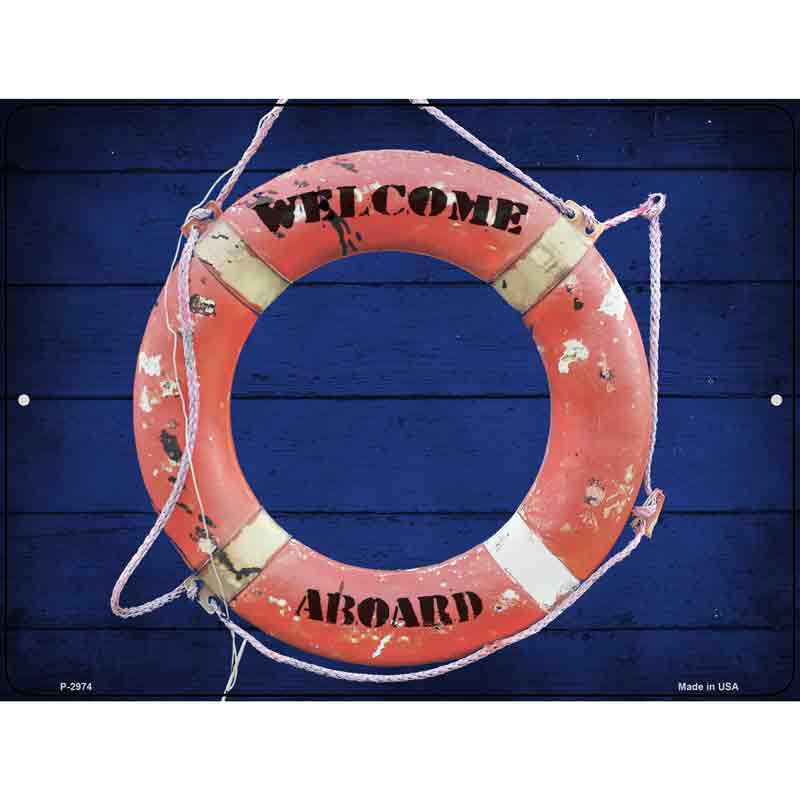 Welcome Aboard Wholesale Novelty Metal Parking SIGN