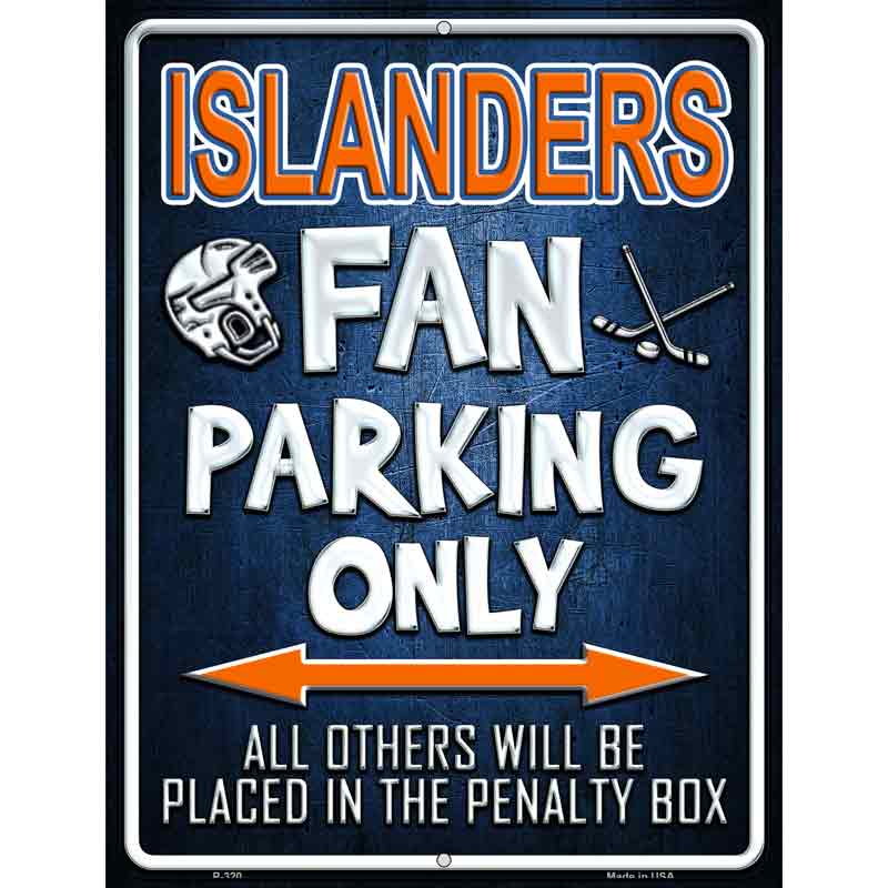 Islanders Wholesale Metal Novelty Parking Sign