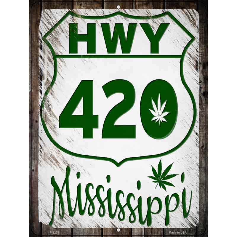 HWY 420 Mississippi Wholesale Novelty Metal Parking SIGN