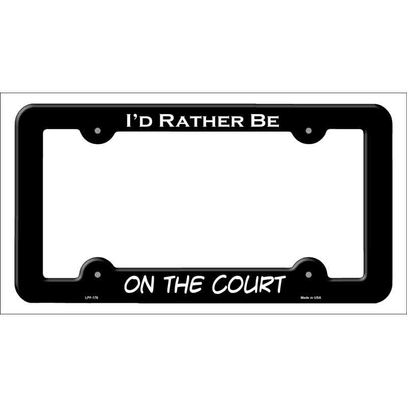 On The Court Wholesale Novelty Metal LICENSE PLATE Frame