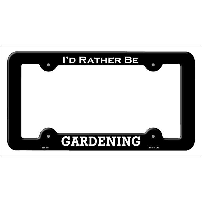 Gardening Wholesale Novelty Metal License Plate FRAME