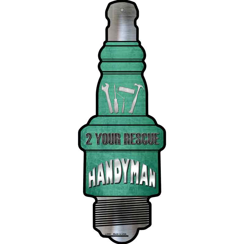 Handyman Wholesale Novelty Metal Spark Plug SIGN