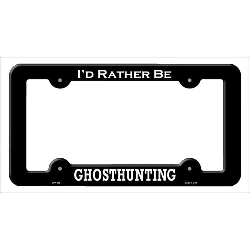 Ghosthunting Wholesale Novelty Metal License Plate FRAME