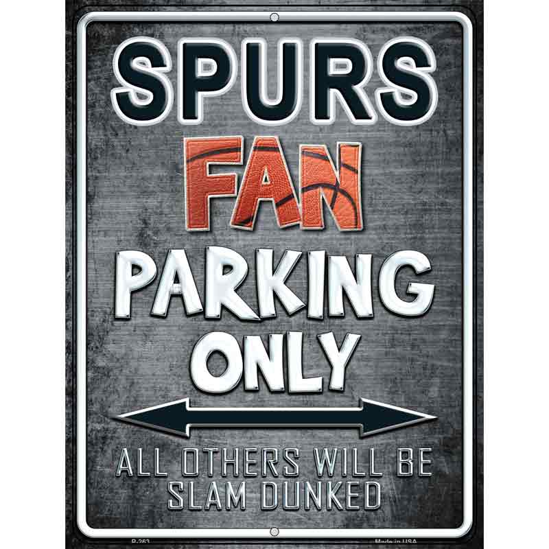 Spurs Wholesale Metal Novelty Parking Sign