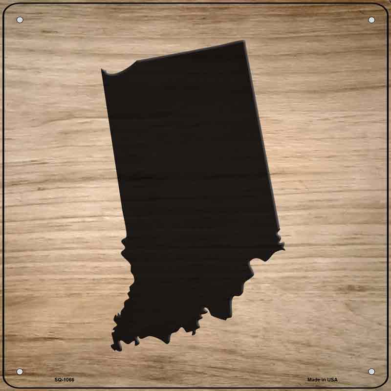 Indiana Shape Letter Tile Wholesale Novelty Metal Square SIGN
