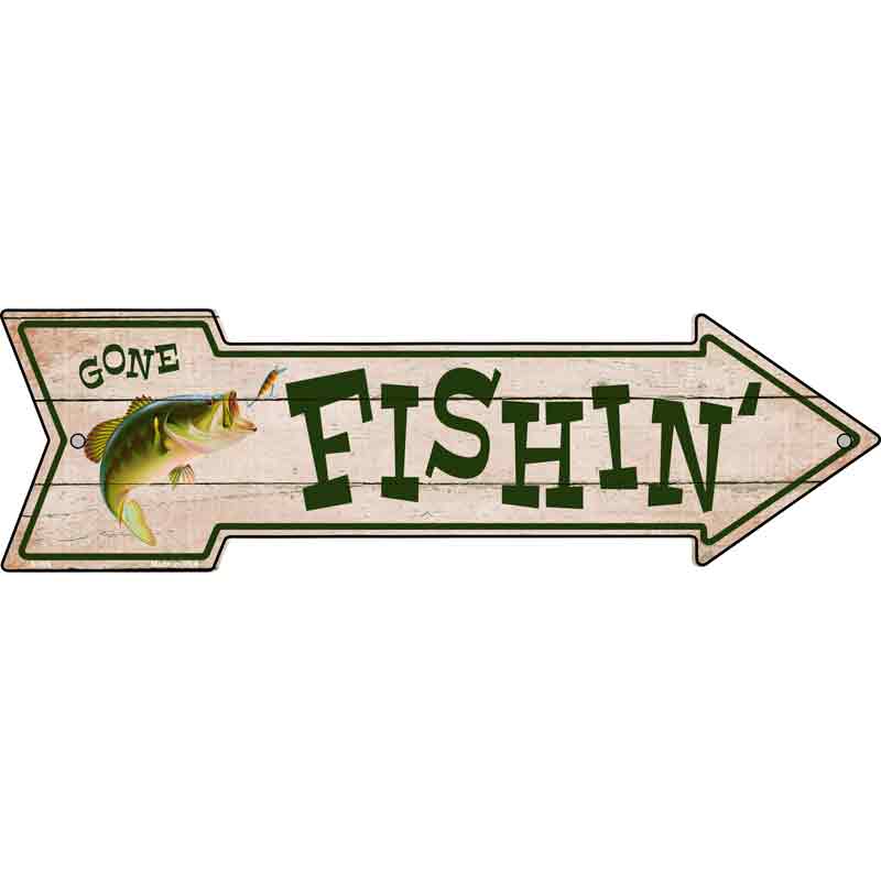 FishIN Wholesale Novelty Metal Arrow Sign