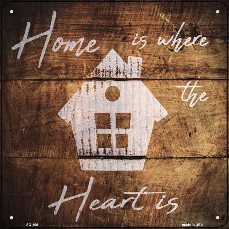 My Heart Is Painted Stencil Wholesale Novelty Square SIGN