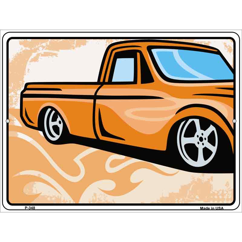 Classic Truck Wholesale Metal Novelty Parking SIGN P-348