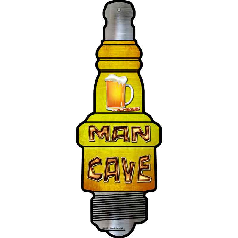 Man Cave Wholesale Novelty Metal Spark Plug SIGN