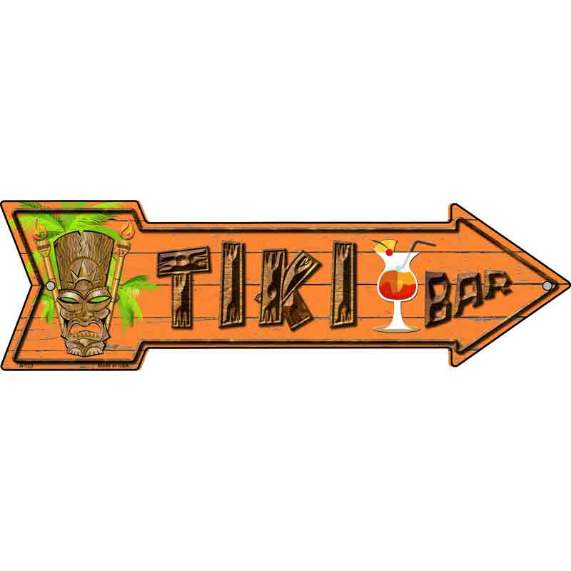 Tiki Bar Wholesale Novelty Metal Arrow Sign