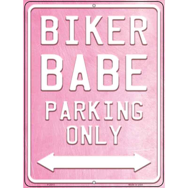 Bike Babe Parking Wholesale Novelty Metal Parking SIGN