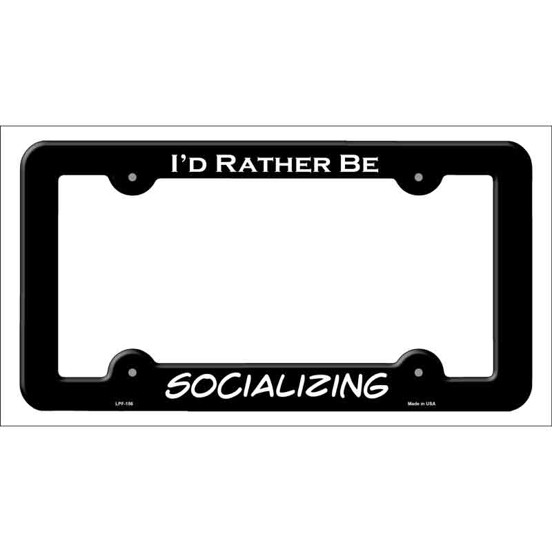 Socializing Wholesale Novelty Metal License Plate FRAME