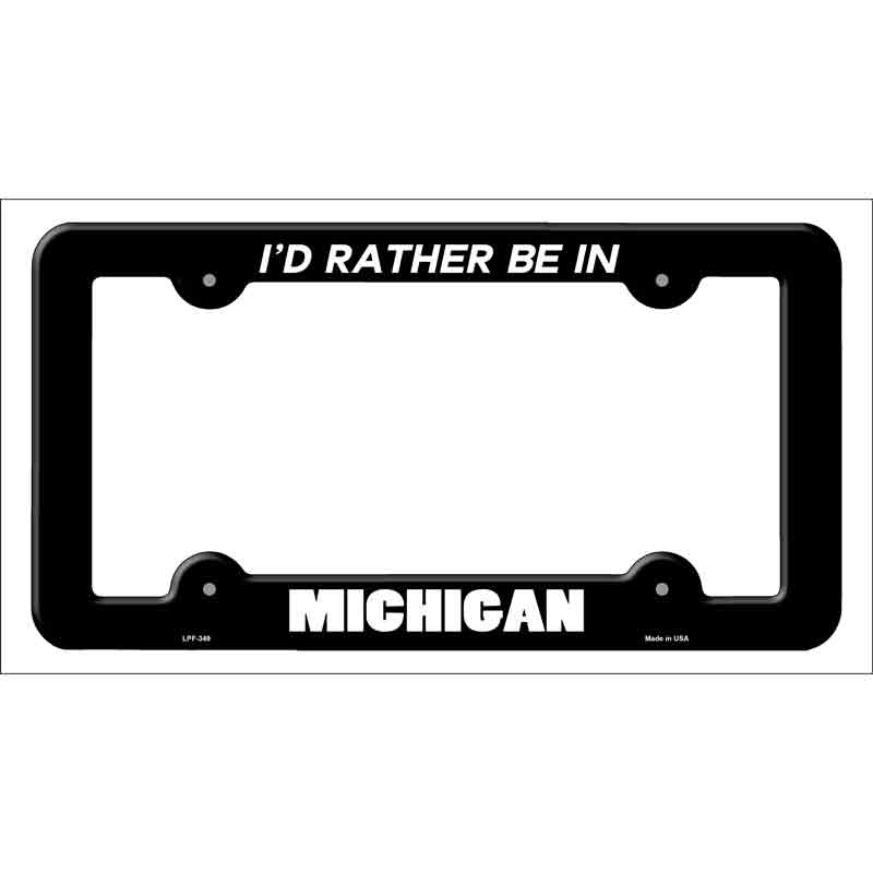 Be In Michigan Wholesale Novelty Metal License Plate FRAME