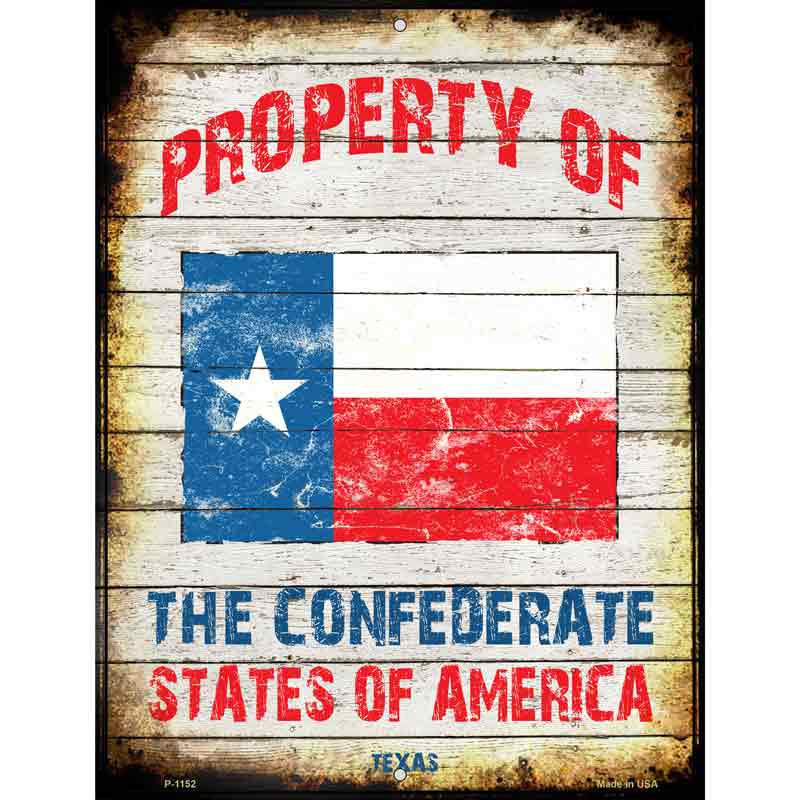 Property Of Texas Wholesale Metal Novelty Parking SIGN