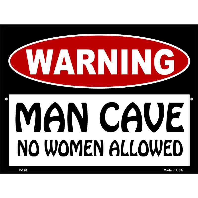 Man Cave No Woman Allowed Wholesale Metal Novelty Parking SIGN