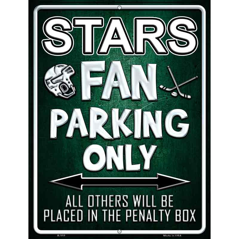 Stars Wholesale Metal Novelty Parking Sign