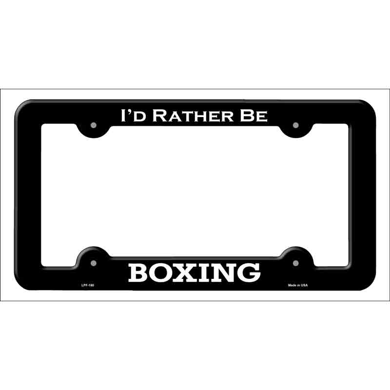 Boxing Wholesale Novelty Metal License Plate FRAME