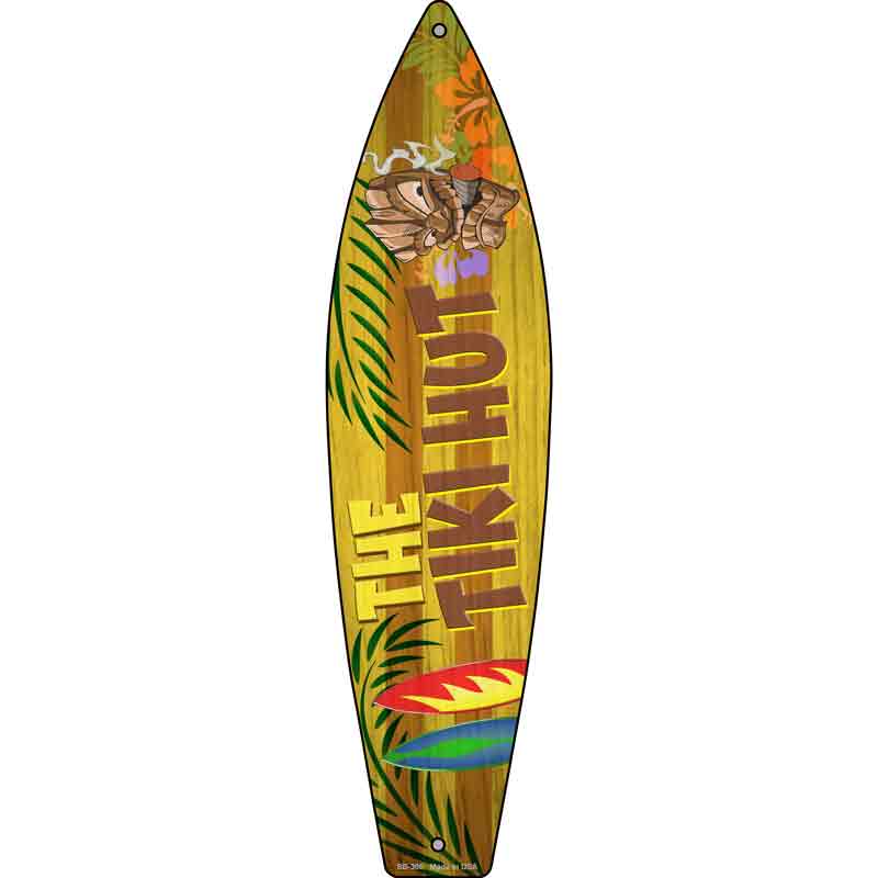 The Tiki Hut Wholesale Novelty Metal Surfboard SIGN