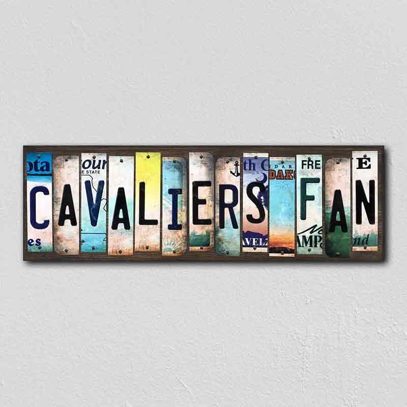 Cavaliers FAN Wholesale Novelty License Plate Strips Wood Sign