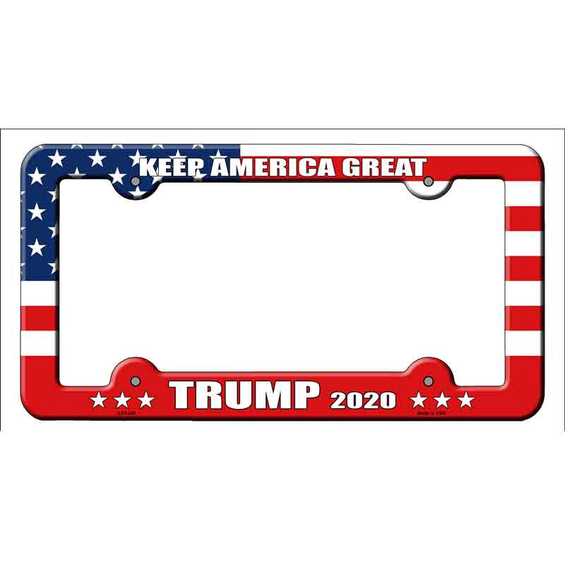 Trump 2024 Wholesale Novelty Metal Molded License Plate FRAME