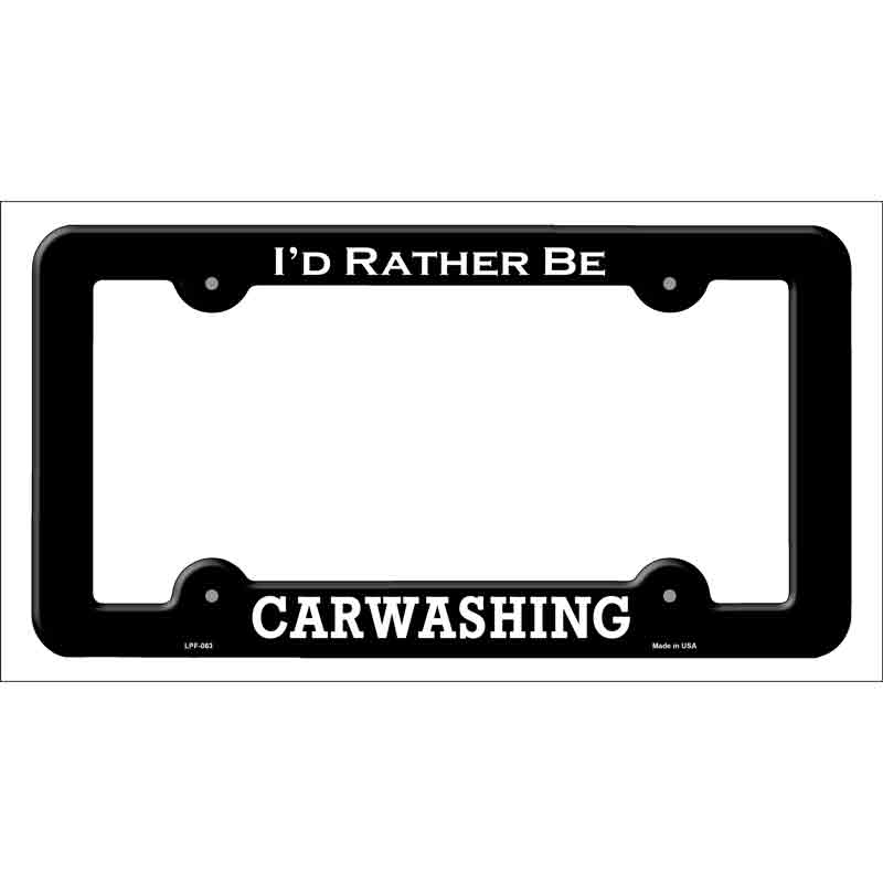 Carwashing Wholesale Novelty Metal License Plate FRAME